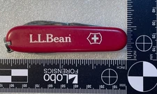 Victorinox Swiss Army Knife Red Tinker LL Bean 91mm Used