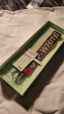 AUTHENTIC OFF-WHITE Anthracite/Red authentic Industrial KeychainAnthracite/Red