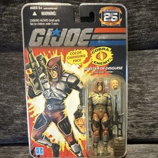 Hasbro G.I. Joe 25th Anniversary Zartan Action Figure Color-Changing w  Rifle