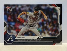 2026 Topps Now #97 Chris Sale Atlanta Braves BLACK Foil Parallel 09/10