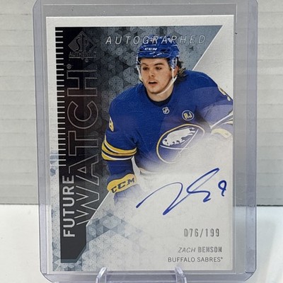 2023-24 Sp Authentic - Autographed Future Watch Zach Benson #76/199