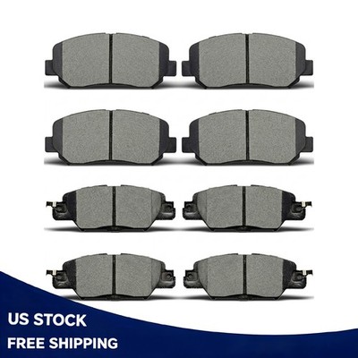 Front and Rear Ceramic Brake Pads Fit For 2016 2017 2018 Mazda CX-5 2019 CX5