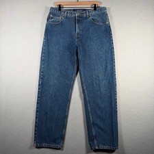 Guess Jeans USA Mens 34x30 Blue Denim Straight Leg Pants Made in USA 101515 30