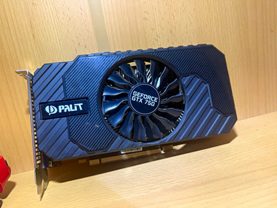 Palit NVIDIA GeForce GTX 750 2GB GDDR5 PCIe HDMI DVI VGA DirectX 12