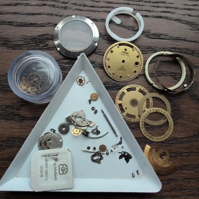 Mixed Watch Parts including ETA and Titoni Cosmo King (CO20)