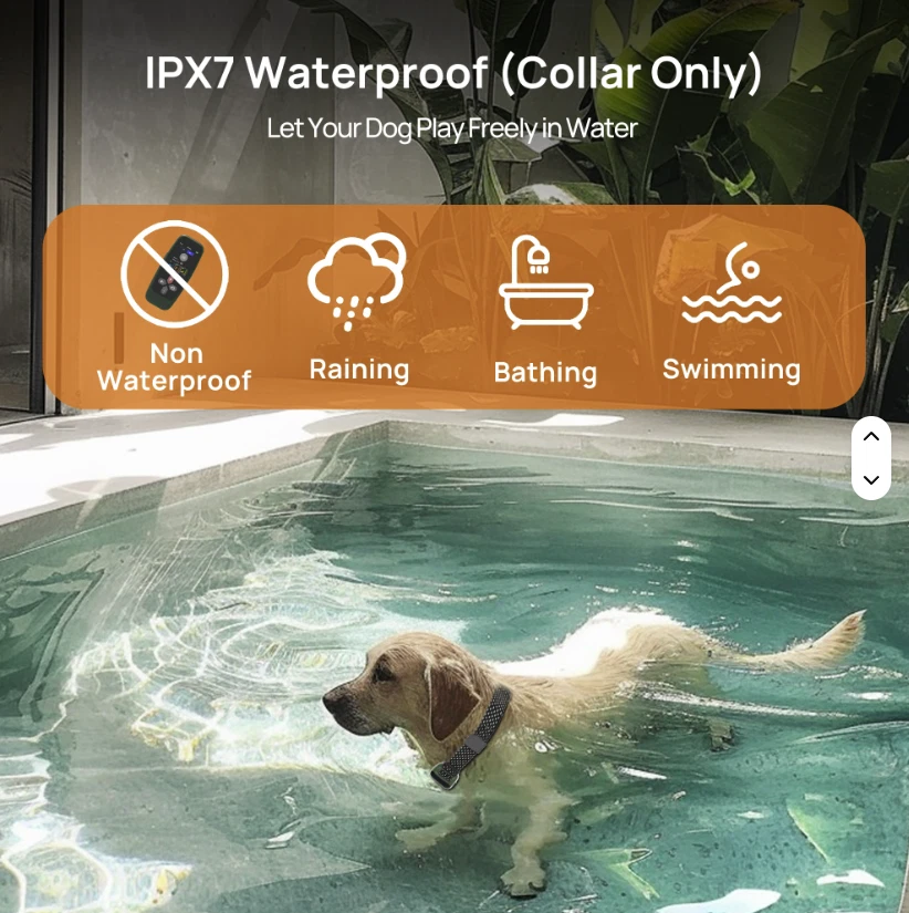 TQT 4-en-1 Inalámbrico Sistema de Valla para Perros Valla Eléctrica para Perros con Collar de Entrenamiento Foto 4 de 4