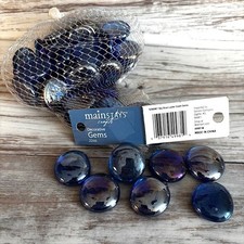 Large Decorative Glass Gems Sky Blue Luster 22oz opened packaging