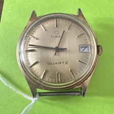 Lote de 4 relojes: relojes de pulsera de cuarzo Q TIME Timex, bolsillo Delgard e Ingersoll