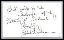 Robert B. Sherman - Songwriter - 3x5 Card - Signed | Autograph (d)