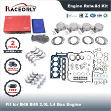 Raceorly B46 B48 2.0l Engine Rebuild Kit Std For Bmw 330i 430i 530i X1 X2 X3 X4