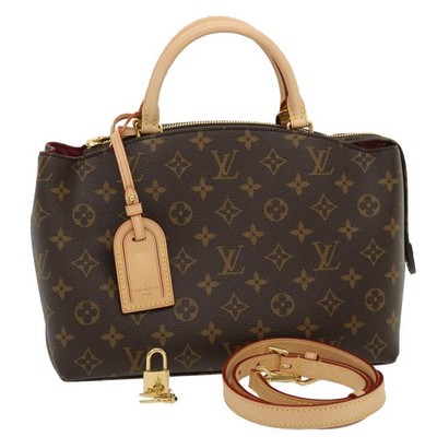 LOUIS VUITTON Monogram Petit Palais PM Hand Bag M45900 LV Auth