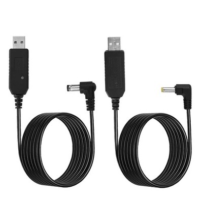 BTFO 2pcs USB Charger Cable for Rugged Radios, Extra Large Battery Replacemen...