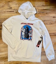 Disney Star Wars Pullover Hoodie Youth Teen SZ XL DARTH STORMTROOPER BOBA FETT