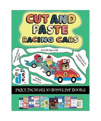 Printable Paper Craft [Cut and paste - Racing Cars]: This book comes with a coll