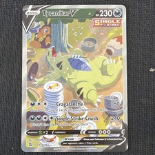 Pokémon TCG Tyranitar v Alt Art Battle Styles Card 155/163 Near Mint 