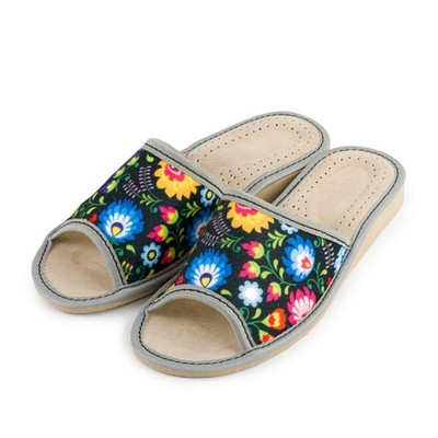 Damen Hausschuhe R.37 Filz Flip Flops Volks leicht und bequem ausgesetzt KD-04-N