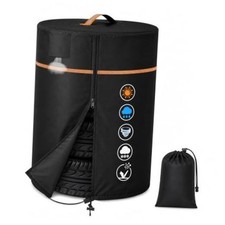 Tire Covers,Heavy Duty 420D Tire Cover for Storage with Waterproof 29"D x 43"H