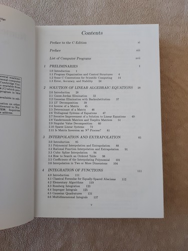 Numerical Recipes in C: The Art of Scientific Computing ~ Cambridge 1988 - HC - Picture 6 of 14