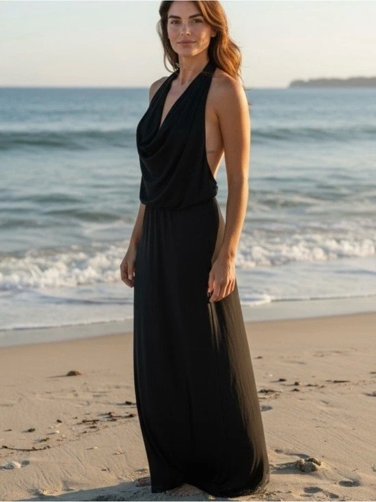 fp beach tank dress Seafolly | Maxi Tank Beach Dress Ecru – main image 0
