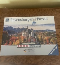 Ravensburger 00445 Jigsaw Puzzle 1000pcs. Castle Bavaria 98 x 38cm. Panorama NEW