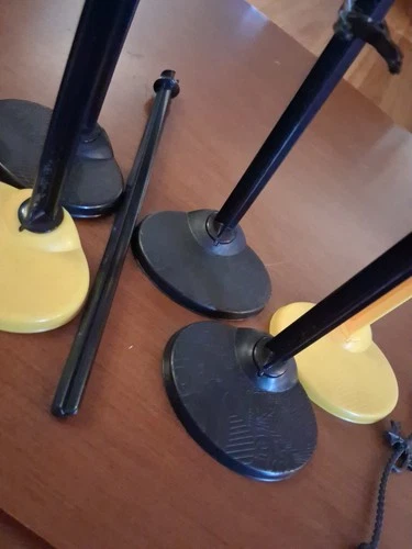 Lot Of 5 Monster High Doll Stands /Parts Yellow Black