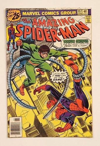 Amazing Spider-Man June # 157 1976 Marvel Newsstand Copy Dr Octopus