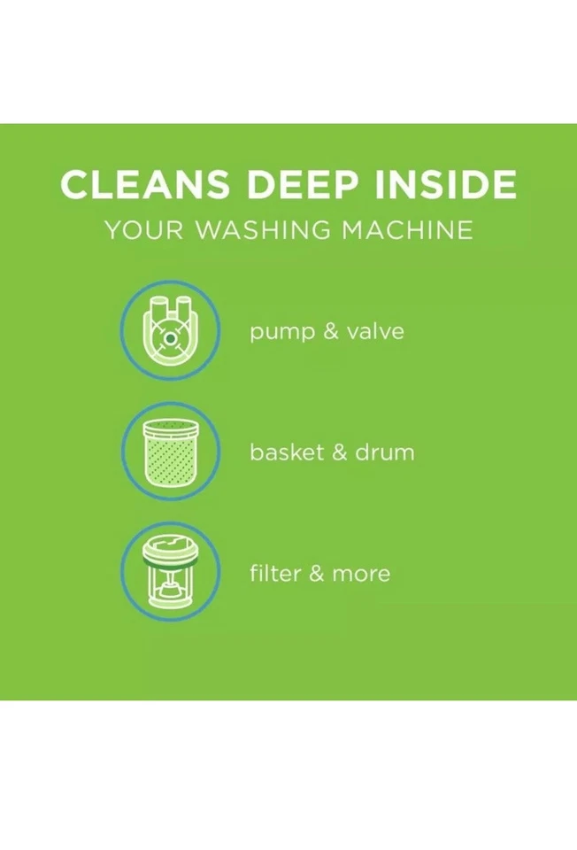 QTY 2 Affresh Washing Machine Cleaner, 6 Month Supply, Cleans Front - Top Load - Image 3 of 4