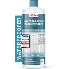 Grout & Tile Sealer 1L for Shower & Bathroom - Water-based 1 l (Pack of 1) 