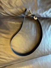 J.CREW Crewcuts Boys  Leather Belt Black W/ Silver Metal Buckle Sz L free ship 