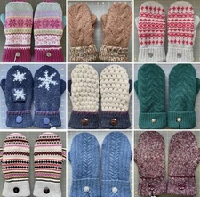 Felted WOOL SWEATER MITTENS HANDMADE of Vintage Sweaters ❤ SALE ❤ YOU PICK  Copy