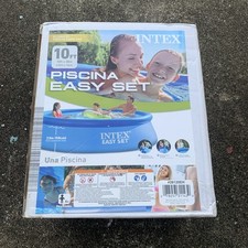 Intex 10  x 30  Easy Set Above Ground Inflatable Family Swimming Pool w/o Pump