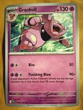 Pokémon Cards: Granbull 38/94 Uncommon Regular | ME: Phantasmal Flames - Pokémon