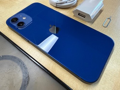 iPhone 12 Blau 64 GB Sehr guter Zustand Ohne Simlock 100% Face ID