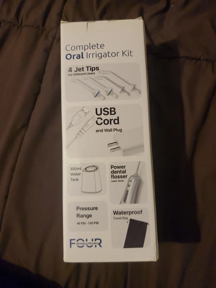 ПОРТАТИВНЫЙ ОРАЛЬНЫЙ ИРРИГАТОР 300 МЛ РЕЗЕРВУАР ДЛЯ ВОДЫ (ОТ B. WEISS) - Изображение 3 из 4