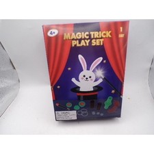 Magic Trick Play Set Kids Beginner Magician Kit with Wand Cups Rings Ages 4 