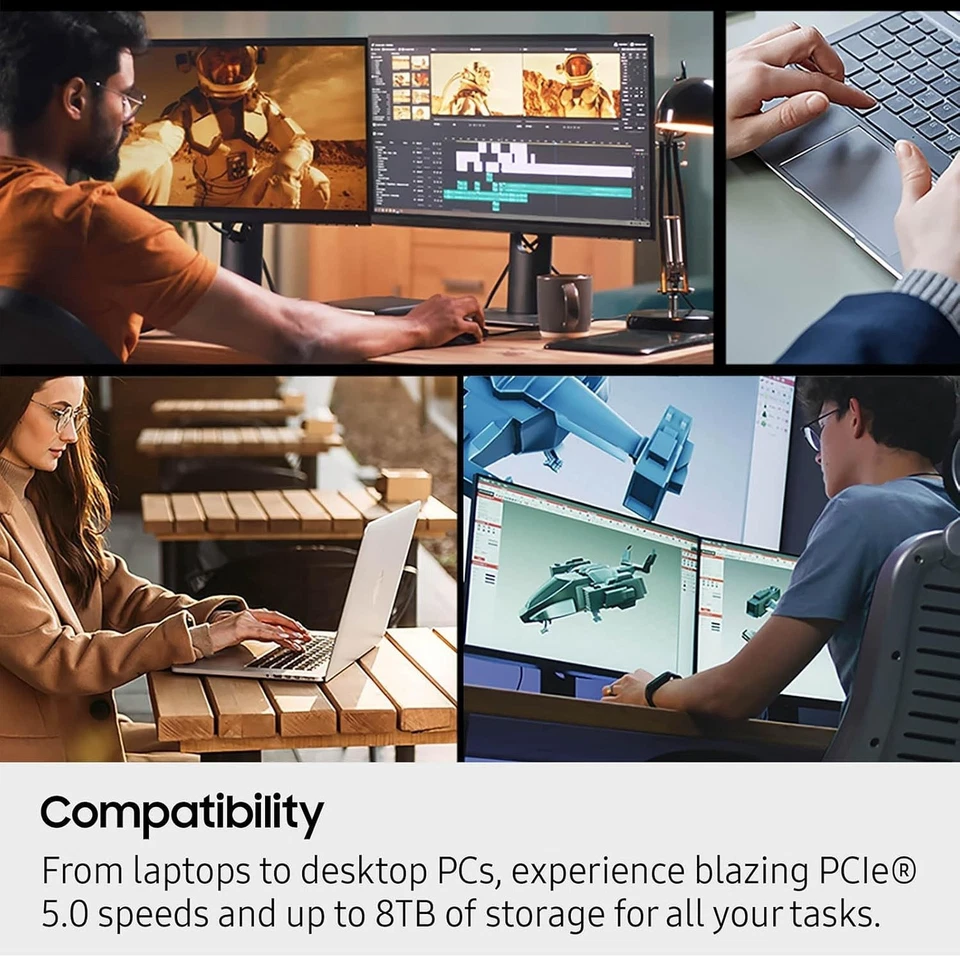 Samsung SSD 9100 PRO 1TB PCIe 5.0x4 M.2 2280 Up to 14,700MB/s - Image 4 of 4