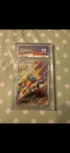 Pokémon Stellar Crown Bulbasaur 143/142 Ace 10 Gem Mint ⭐ perfect 10 ⭐