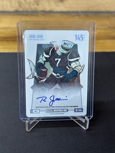 Bo Jackson Battle Arena Jaw-Jaw - Ron Jaworski Steel Inspired Ink Auto