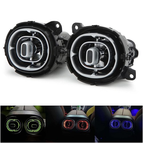 7PCS LED Turbine AC Air Vent Ambient Light Kit 64 Colors For Benz C Class W206 - Picture 4 of 22