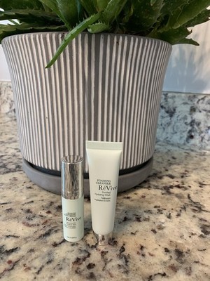 ReVive Sensitif Repairing Night Cream  0.169oz Bonus Foaming Cleanser  .5oz NEW!