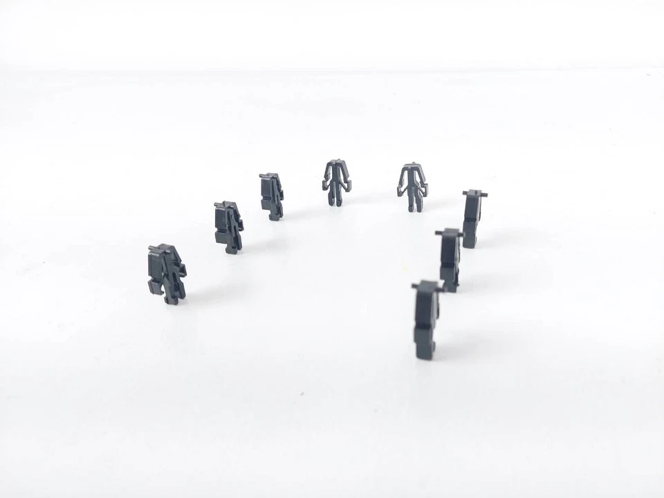 8 clipes de grade de radiador rebite de fixação 23x13mm para Toyota Land Cruiser - Imagem 4 de 4