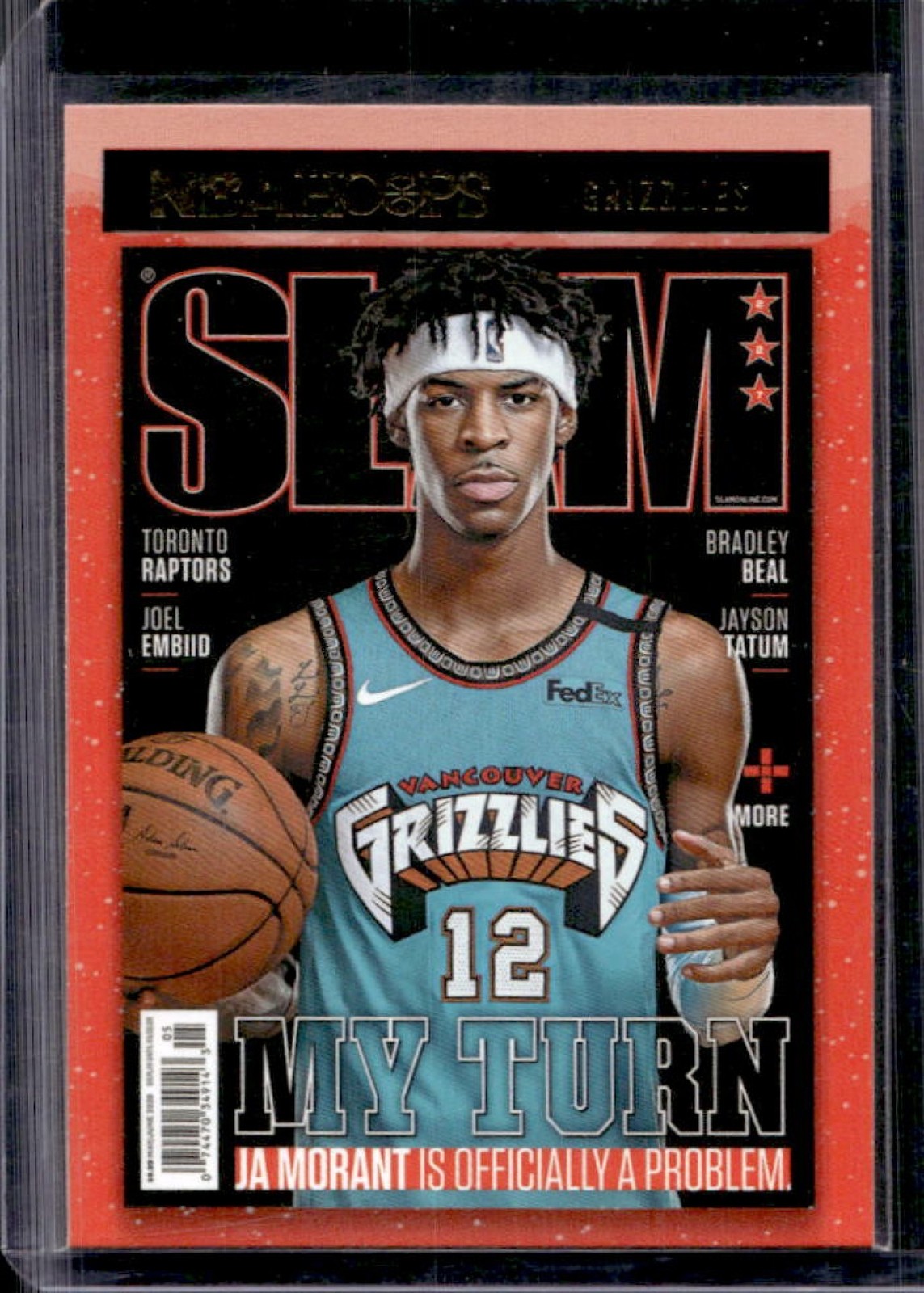2020-21 Panini Hoops Winter Ja Morant Slam #18 Grizzlies