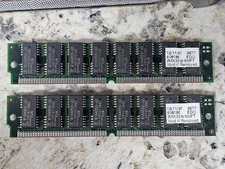 2x 32MB 8Mx32 EDO 72-pin Non-Parity 60ns SIMM Memory 5V 64MB RAM Apple 8x32
