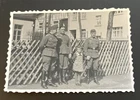 WW2 WWII Original German Wartime Military Wehrmacht Officers With Child photo