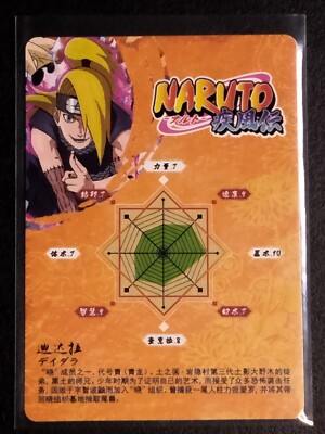 NARUTO ナルトカードゲーム CCG デイダラ SR Naruto SSR Deidara Trading Card Anime CCG TCG | eBay