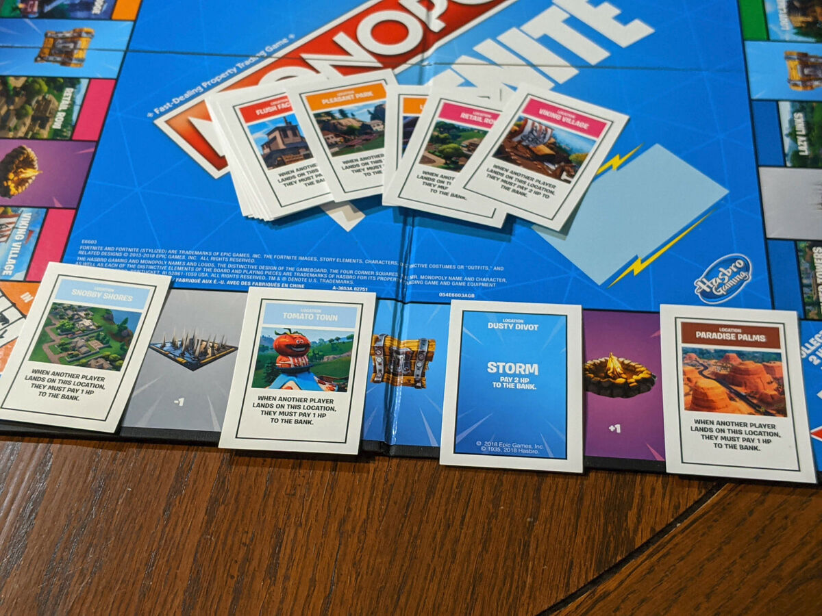 Monopoly - Fortnite Edition - board game - Epic Games / Hasbro - used