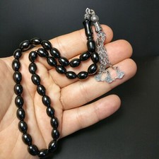 Jet Worry Beads Prayer Beads Gurcu Oltu Tesbih Turkish Tasbih Tasbeeh Subha 371
