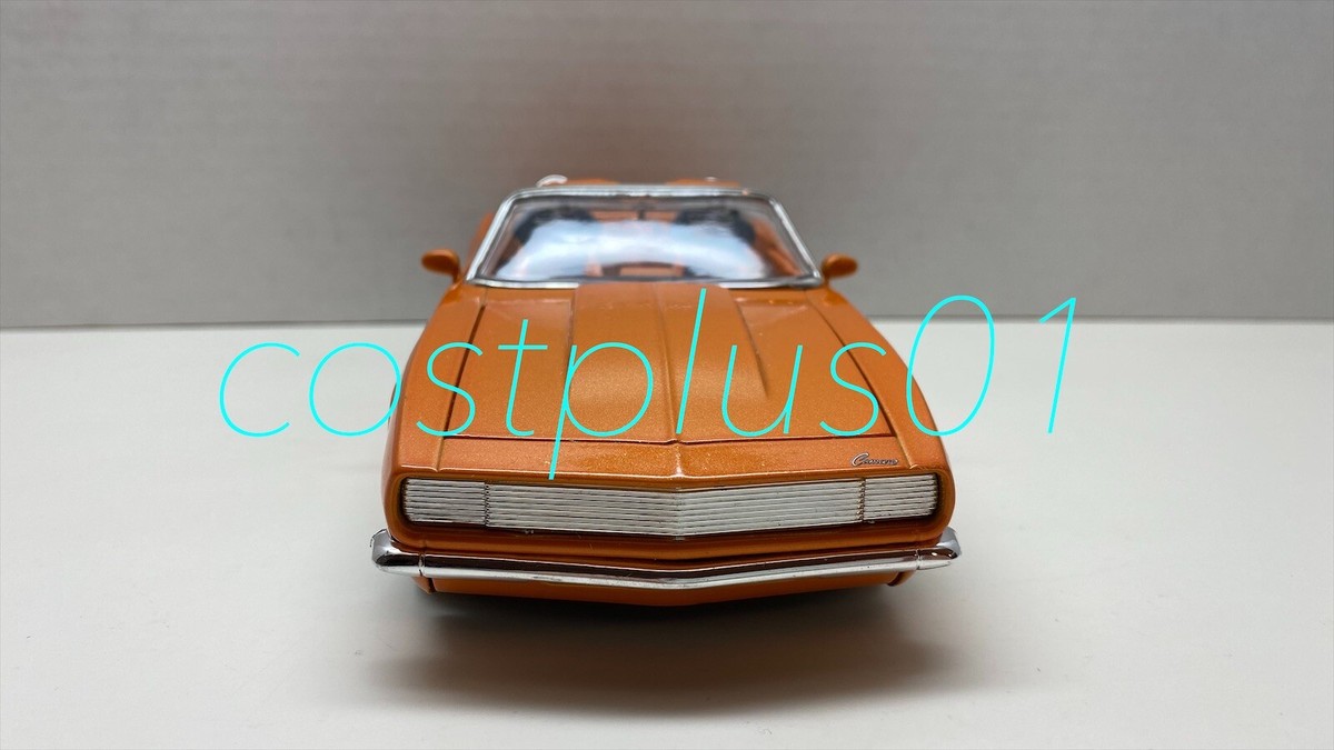 JADA BTM 1967 CHEVY CAMARO 1:24 ORANGE CONVERTIBLE SOLID 2