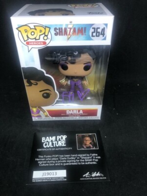 Pop Vinyl Shazam Darla (264) POP - Signed by Faithe Herman