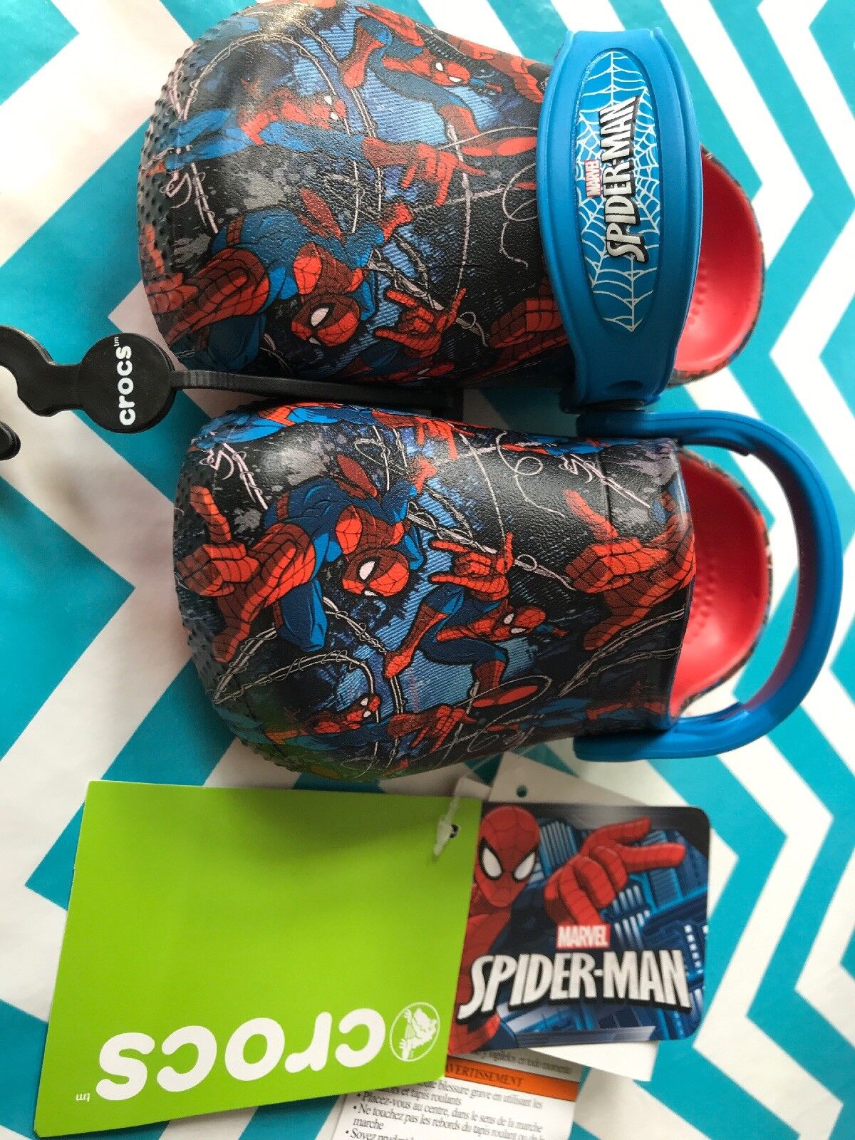 crack redde Lyn Boys Marvel Spiderman Crocs Size 5 | eBay